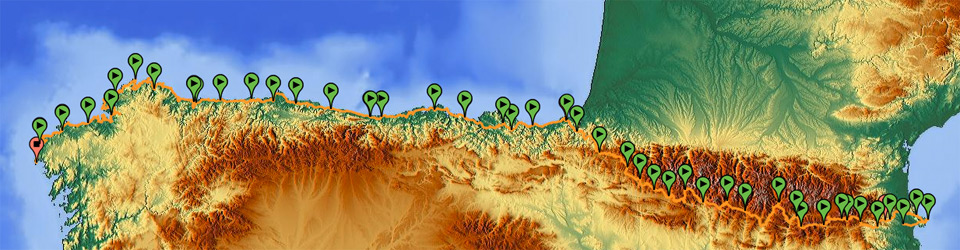 North Iberian coast to coast